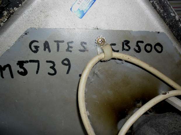 Base underside model & seriel number