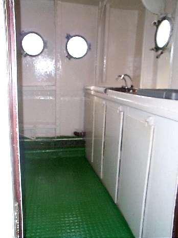 Galley refitted new floor
