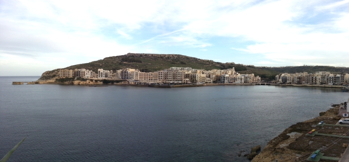 Panorama of Xlendi Bay, Gozo