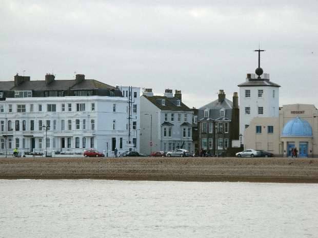 Deal seafront from Deal Pier