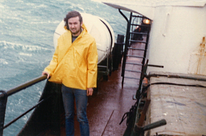 Stuart on deck